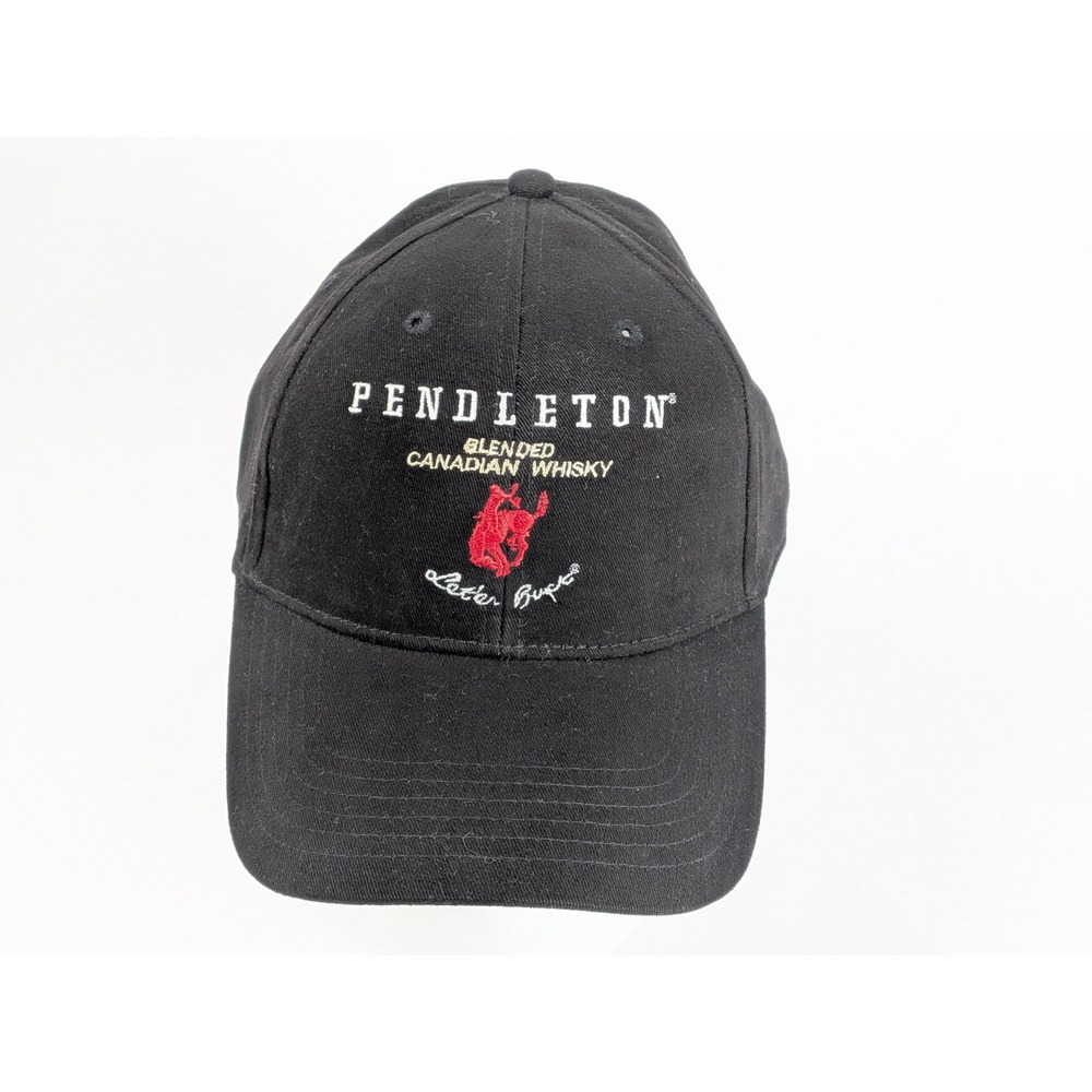 Ivory Authentic Sports Headwear Pendleton Whisky Baseball Cap Black 1250 Hat